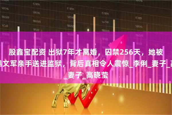 股鑫宝配资 出狱7年才离婚，囚禁256天，她被丈夫满文军亲手送进监狱，背后真相令人震惊_李俐_妻子_高晓莹